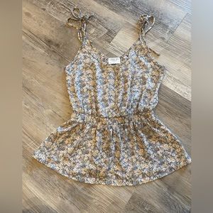 Sienna Sky Shoulder-Tie Straps Cami Floral Print XS